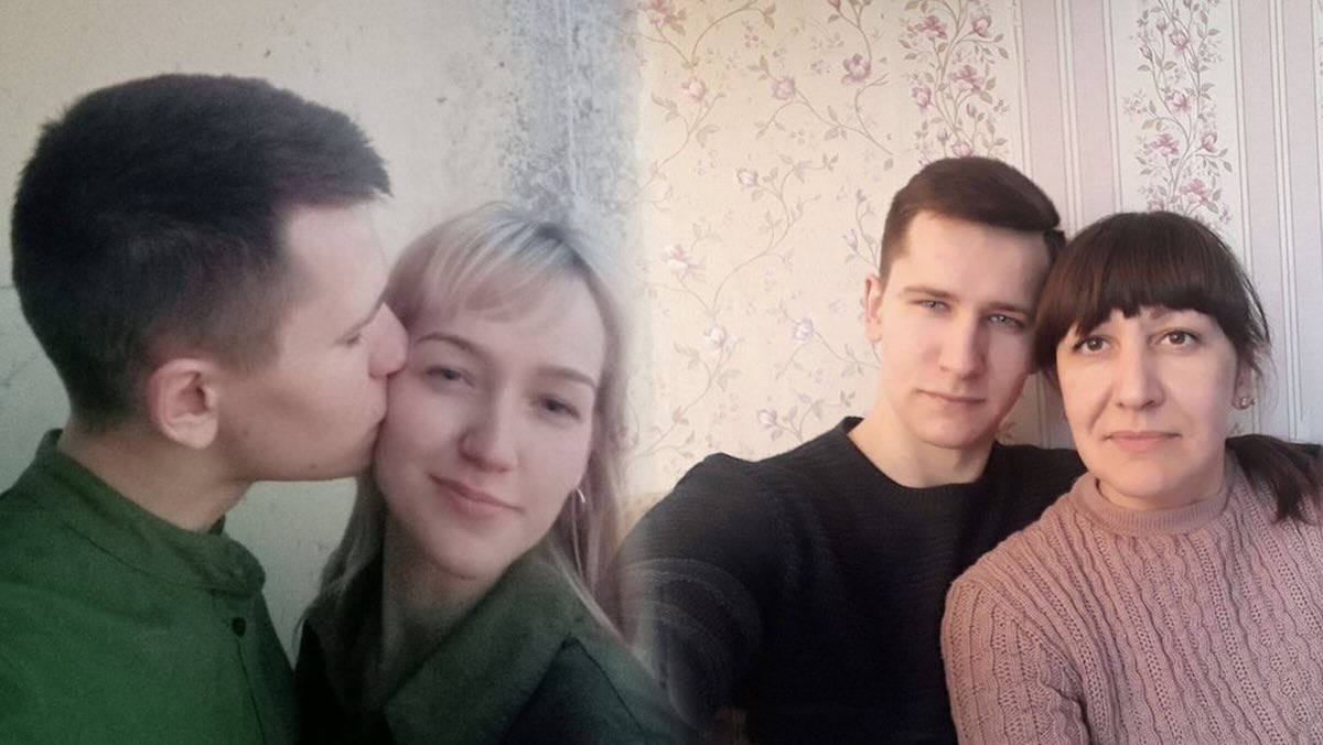 Констянтин з коханою та мамою / Фото: Анастасія Бугера